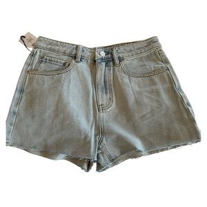 WeWoreWhat Denim High Rise Shorts Size 27 NWT